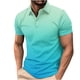 thumbnail image 2 of Camisetas de Manga Corta de los Hombres Impresa con Cremallera Camiseta con Manga Corta Solapa Top Imitación Rack, Moda Casual para Hombres, 2 of 4