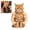 Nude, variant on Cat Muscle Arms, Hilarious 3D Printed Costume, Comfy Pet Shoulder Attachment for Feline Cosplay, Lightweight PLA Toy(Large,Green)