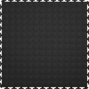 Black Coin Top 20.5-in x 0.25-in Interlocking Tiles (Case 8)
