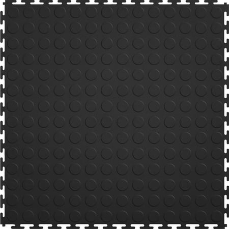 Black Coin Top 20.5-in x 0.25-in Interlocking Tiles (Case 8)