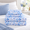Blue Butterfly-Full, variant on Geometric Argyle Leopard Print Full Sheet Set Patternedfiber Bed Fitted Sheets With 15" Deep Pocket & Non-slip Corner Straps Pink