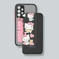 thumbnail image 1 of Cute Hello kitty Phone Case For Samsung S23 S22 S21 S20 FE S10 S9 S8 Plus Ultra Pro 5G Frosted Translucent Matter Cover LXY, 1 of 7