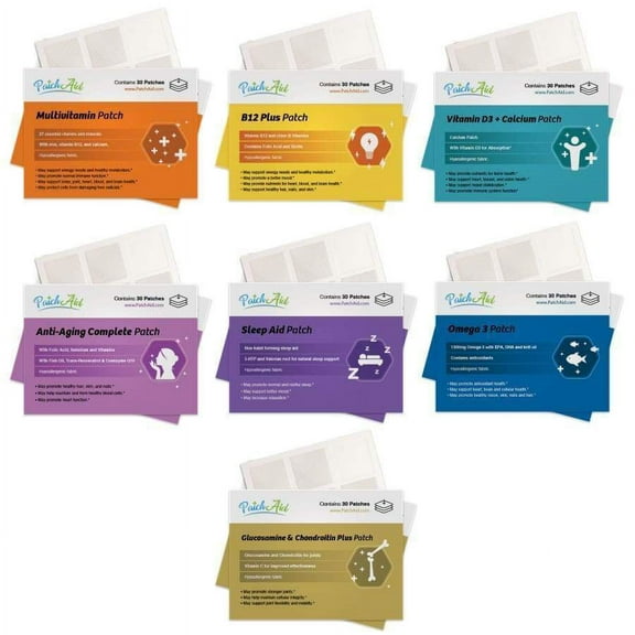 Gastric Sleeve Premium Health Patch Pack by PatchAid