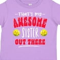 thumbnail image 4 of Inktastic That's My Awesome Sister out There with Softballs Boys or Girls Toddler T-Shirt, 4 of 5