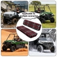 thumbnail image 5 of ZIATUBLES Universal UTV Front Seat Covers, 2-Pack Fits for Kawasaki Mule, Waterproof, Scratch-Resistant and Easy-Clean Protective Covers for Outdoor Farm Ranch (Dark Red Black Plaid), 5 of 8