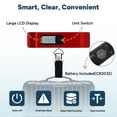 thumbnail image 3 of Travel Inspira Luggage Scale, Digital Luggage Scales, Baggage Scale with Backlit LCD Display,110LB / 50KG, Battery Included (Red), 3 of 10