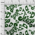 thumbnail image 1 of oneOone Viscose Jersey Off White Fabric Joker & Poker Text Sewing Craft Projects Fabric Prints By Yard 60 Inch Wide, 1 of 1