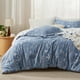 thumbnail image 1 of Juego de edredón Bedsure King Infinity Blue con 3 piezas, 1 of 6