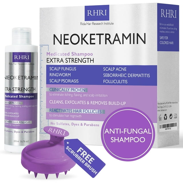 Exfoliante antifúngico Rida Hair Research Institute para hombres y mujeres