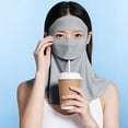 thumbnail image 6 of Iuhan Summer Sun Protection Face Cover, Sun Shield Balaclava, Lightweight Breathable UV Protection Face Mask With Neck Flap For Cycling Hiking Fishing Outdoor Sports For Men And Women, 6 of 6