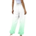 thumbnail image 5 of St. Patrick's Day AXXD Athletic Women Works Capri With Pockets Green Spring Workout Casual Printing Pocket Elastic Waist Trousers Long Straight Pants Sweatpants Valentine's Day, 5 of 5