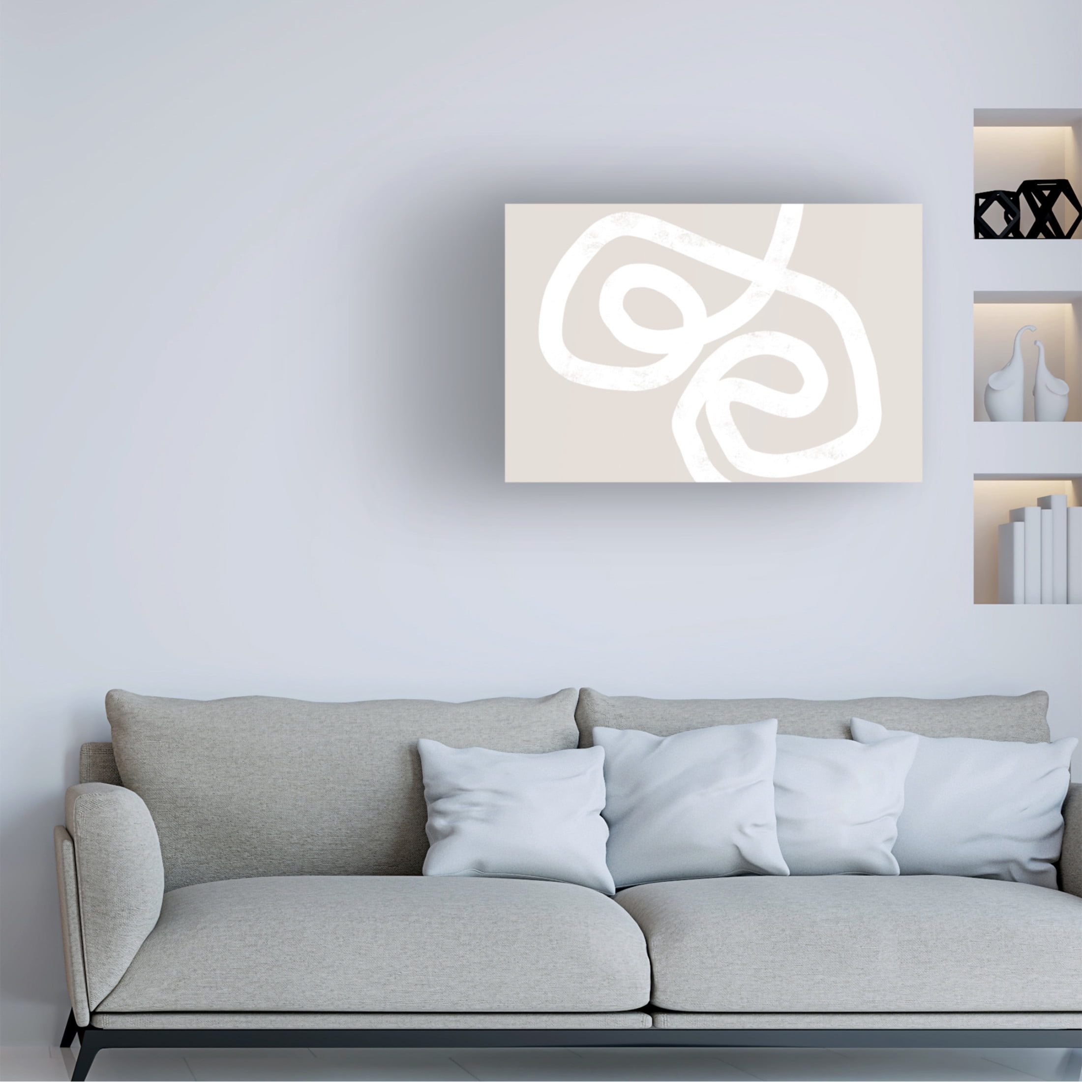 Trademark Fine Art uplusmestudio Abstract Position No 1 Canvas Wall Art