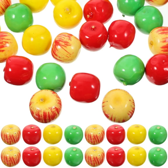 60 Pcs Artificial Fruit Ornaments Foam Decorations for Home Christmas Tree, , Photo Props, Decor
