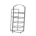 thumbnail image 2 of veasfak Dish Storage Rack Carbon Steel Multifunctional 5 Layer Preparation Dish Rack black, 2 of 9