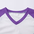 thumbnail image 4 of Dyfzdhu Baseball Shirts Women Loose Fit Mom T Shirt Heart Graphic Tee Funny Short Sleeve Tops Summer T Shirt Purple, 4 of 8