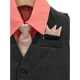 thumbnail image 5 of B-One Kids Boys' Formal Vest Suit Set, 4 Piece, Sizes 2T-14, 5 of 6