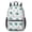 Hedgehog and Diamond, variant on Hedgehog and Diamond White Pattern 17" School Backpacks for Teens,Waterproof Oxford Fabric,S-Shape Padded Straps for School,Travel,Hiking,Camping