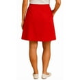 thumbnail image 5 of (2 pack) Turtle Bay New York Women's Pull on Skort in Twill with Elastic Waist and Front Pockets, 5 of 8