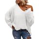 thumbnail image 1 of Suéter Holgado de Punto de Larga con Cuello en V para Mujer XXL, 1 of 5