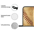 thumbnail image 4 of Fotbe Vintage Baseball for 4Pcs Oven Mitts and Pot Holders, 500℉ Heat Resistant Oven Mitts , Non-Slip Silicone Surface Safe for Baking, Cooking, BBQ, 4 of 6
