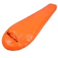 thumbnail image 3 of Saco de dormir de plumón hidrofóbico para adultos - Saco tipo momia de 4 estaciones ligero y compacto para mochileros, acampadas, montañismo y otras actividades al aire libre, 3 of 3