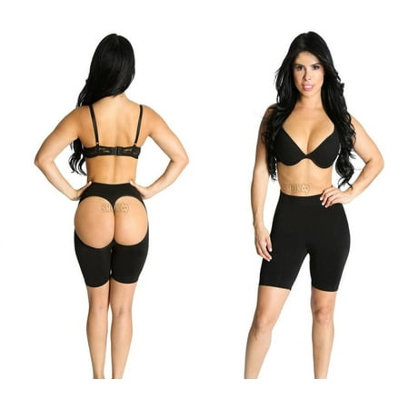 - SHAPEX Butt Lifting MidThigh Shorts Hip and Waistline Control Black XXXL
