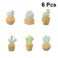 thumbnail image 3 of Home Accessories Decor Refrigerator Magnets Decorative 6 Pcs Household Fridge Potted Plant Magnetic Stickers, 3 of 5