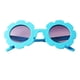 thumbnail image 2 of Gafas de sol polarizadas flexibles con diseño floral para niños, gafas con protección UV. Azul, 2 of 9