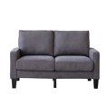 thumbnail image 5 of Holaki 53" Modern Loveseat Fabric Sofa Living Room Furniture Sofa, Dark Grey, 5 of 8
