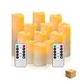 thumbnail image 1 of "12 Velas Eléctrica Led Sin Llama Control Remoto Impermeable Lab.G Blanca", 1 of 5