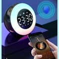 thumbnail image 6 of Christmas Gifts Liweisiy Led Electronic Bedroom Alarm Clock 12/24 Hours Alarm Calendar Temperature Adjustable Brightness Colorful Big Screen Desk Clock D1283 Black Free Size, 6 of 9