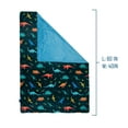 thumbnail image 5 of Wildkin Kids Plush Velour Throw Blanket for Girls and Boys (Jurassic Dinosaurs Blue), 5 of 7