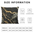 thumbnail image 5 of Nawypu Black Marble Print Throw Pillow Covers Set of  Marbling Texture Pillow Cushion Cases Square Pillowcases for Sofa Bedroom Living Room Car,, 5 of 5