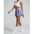 thumbnail image 5 of Pleated Tennis Skirts with Inner Shorts High Waist Golf Skorts for Women with Pockets Athletic Skorts L, 5 of 7