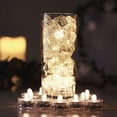 thumbnail image 4 of BalsaCircle 12 Pieces Warm White LED Small Submersible Lights Vases Party Catering, 4 of 8