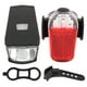 thumbnail image 1 of Juego de luces para bicicleta NikouMX linterna LED faro delantero y Luz trasera ABS, 1 of 8