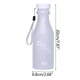 thumbnail image 2 of Vasos Botella de plástico de 550 ml, transparente, mate, portátil, no se rompe fácilmente, para deportes al aire libre, viajes, botella de agua portátil a prueba de fugas, 2 of 3