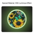 thumbnail image 2 of Sunflower Fluorescent Drawer Pulls with Screws: Round 4-Pack, Glow-in-the-Dark Knobs, Suitable for Cabinets, Wardrobes, Dressers - Furniture Decor with Dresser Knobs, Cabinet Pulls, 2 of 6