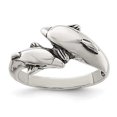 thumbnail image 3 of 925 Sterling Silver Dolphin Ring Size 7, 3 of 5