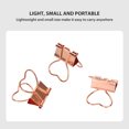 thumbnail image 3 of 12Pcs Heart Binder Clips, Small Paper Clamps Heart Bookmark Decorative Paper Clips For Stationery Office Documents, 3 of 8