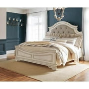 B743-57 Ashley Furniture Realyn Queen Upholstered Panel Bed