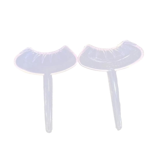 2 uds laje rápido perezoso debajo de la plantilla de pestañas, estampador debajo de las pestañas, herramienta de laje de ojos, herramienta violeta b