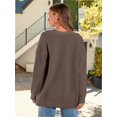 thumbnail image 5 of Women's Cardigan, New Cardigan Large Button Fashion Top, 5 of 5