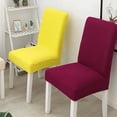thumbnail image 3 of AUQ Chair Covers,Plush Fabric Furniture Covers,Wrinkle-Resistant Chair Covers for Living Room,Skin-Friendly Office Chair Covers for Work,Metallic Gray, 3 of 5