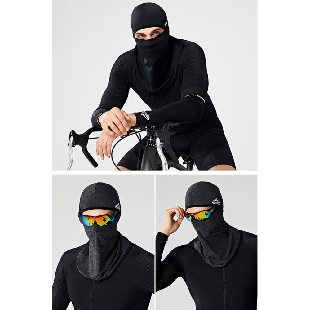 EZGO Balaclava Ski Full Face Mask Outdoor Winter Windproof Fleece Ski  Bicycle Ninja Mask Rose 
