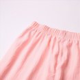 thumbnail image 4 of KPOPLK Girl's Baggy Sweatpants Solid Color Wide Leg Pants Elastic Waist Long Trousers Joggers Trendy Pink Size 7-8 Years, 4 of 6