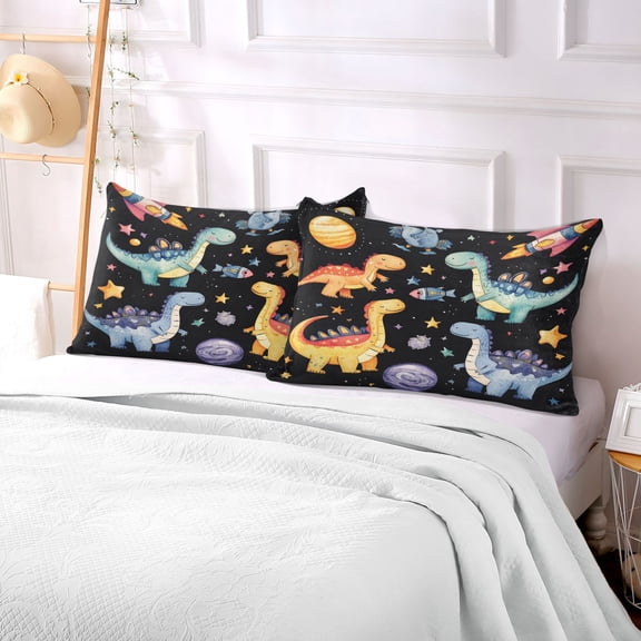 Pillow Case Plush Pillow Cute Dinosaur Case standard size/King size/Queen size Bed Pillow Pillowcases