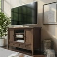 thumbnail image 2 of Pemberly Row Farmhouse Wood 47" TV Media Stand in Rustic Natural Brown, 2 of 7