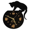 thumbnail image 3 of Reloj de pared D, reloj de pared de cocina, reloj de pared silencioso de café, reloj de pared pequeño construido para durar, 3 of 12