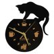 thumbnail image 3 of Reloj de pared D, reloj de pared de cocina, reloj de pared silencioso de café, reloj de pared pequeño construido para durar, 3 of 12